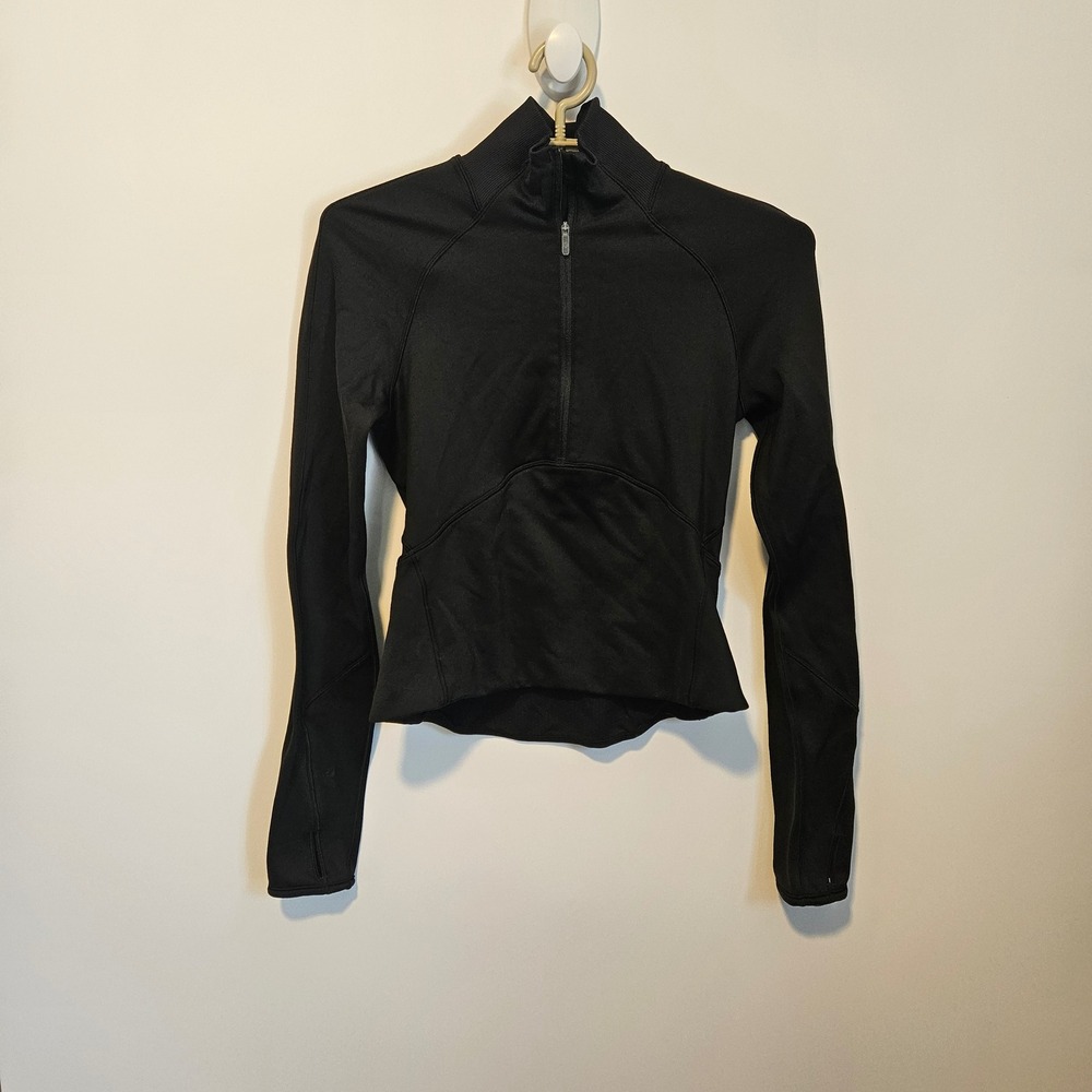 lululemon athletica Black Half-Zip Long Sleeve Pullover
